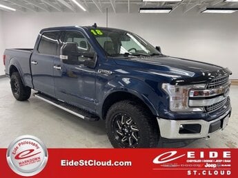2018 Blue Jeans Metallic Ford F-150 Lariat Truck 3.5L V6 EcoBoost Engine Automatic