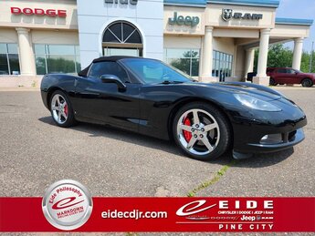 2007 Black Chevrolet Corvette Base Convertible 6.0L V8 SFI Engine Automatic