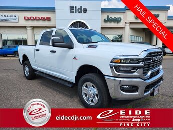 2025 Bright White Clearcoat Ram 2500 Tradesman 4X4 Truck 4 Door 6.7L I6 Engine Automatic