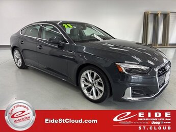 2023 Manhattan Gray Metallic Audi A5 Sportback Premium AWD 2.0L 4-Cylinder TFSI Engine Automatic Hatchback