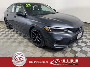 2023 Meteorite Gray Metallic Honda Civic Sport Touring Hatchback Automatic (CVT) 1.5L I4 DOHC 16V Engine 4 Door