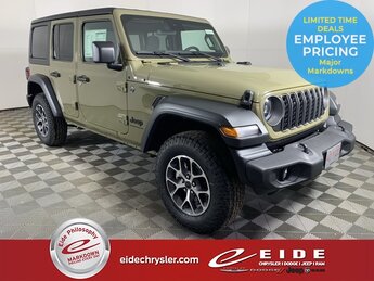 2025 41 Jeep Wrangler 4-Door Sport S SUV 3.6L V6 24V VVT Engine 4X4