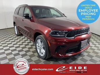 2025 Octane Red Pearlcoat Dodge Durango GT Plus AWD 4 Door Automatic 3.6L V6 24V VVT Engine SUV