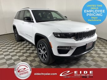 2025 Bright White Clearcoat Jeep Grand Cherokee Limited 4 Door 4X4 Automatic SUV