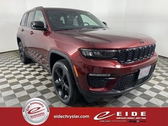 2025 Velvet Red Pearlcoat Jeep Grand Cherokee Limited Automatic 4 Door SUV 3.6L V6 24V VVT Engine 4X4