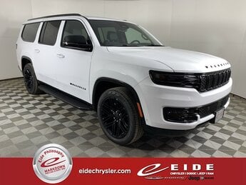 2025 Bright White Clearcoat Jeep Wagoneer L Series II Carbide 4 Door 3.0L I6 Engine Automatic SUV 4X4