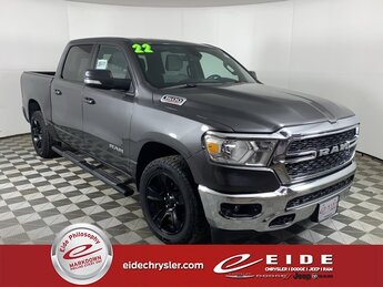 2022 Granite Crystal Metallic Clearcoat Ram 1500 Big Horn Truck Automatic EcoDiesel 3.0L V6 Engine 4X4