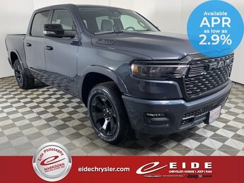 2026 Forged Blue Metallic Ram 1500 Big Horn Night Edition 4 Door 3.0L I6 Engine Truck