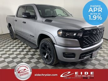 2025 Billet Silver Metallic Clearcoat Ram 1500 Big Horn Night Edition Automatic 3.0L I6 Engine 4X4