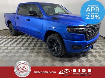 2026 Hydro Blue Pearlcoat Ram 1500 Big Horn Night Edition 4X4 3.0L I6 Engine 4 Door Truck