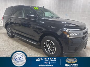 2023 Agate Black Metallic Ford Expedition XLT 4X4 EcoBoost 3.5L V6 GTDi DOHC 24V Twin Turbocharged Engine Automatic
