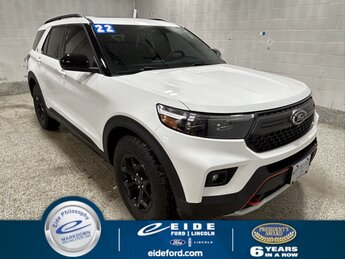 2022 Star White Metallic Tri-Coat Ford Explorer Timberline SUV 4X4 Automatic