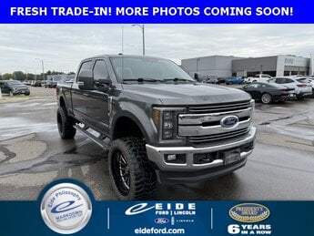 2017 Magnetic Metallic Ford Super Duty F-250 SRW Lariat Power Stroke 6.7L V8 DI 32V OHV Turbodiesel Engine Truck 4 Door 4X4 Automatic