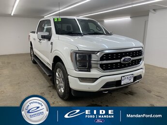 2023 Star White Metallic Tri-Coat Ford F-150 Platinum Automatic 4X4 4 Door Truck