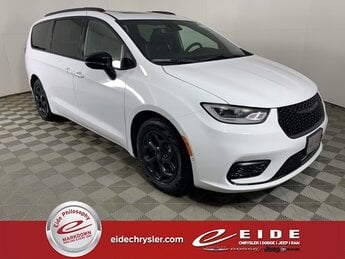 2025 Bright White Clearcoat Chrysler Pacifica Hybrid Select Automatic (CVT) 4 Door Van