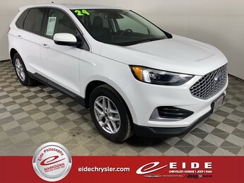 2024 Oxford White Ford Edge SEL 4 Door Automatic EcoBoost 2.0L I4 GTDi DOHC Turbocharged VCT Engine