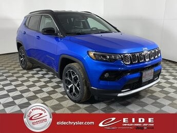 2025 Hydro Blue Pearlcoat Jeep Compass Limited SUV 4 Door 4X4 Automatic 2.0L I4 DOHC Engine