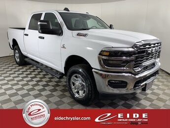 2025 Bright White Clearcoat Ram 2500 Tradesman 4X4 Automatic 6.7L I6 Engine Truck