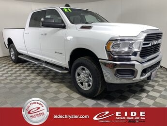 2021 Bright White Clearcoat Ram 2500 Big Horn 6.4L V8 Engine 4 Door Automatic 4X4