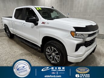2024 Summit White Chevrolet Silverado 1500 RST Truck Automatic 4 Door 4X4 EcoTec3 5.3L V8 Engine