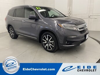2021 Modern Steel Metallic Honda Pilot Elite 3.5L V6 24V SOHC i-VTEC Engine AWD Automatic SUV 4 Door