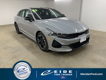 2024 Wolf Gray Kia K5 GT-Line AWD 4 Door 1.6L I4 DGI Turbocharged DOHC 16V LEV3-ULEV70 180hp Engine Automatic Car