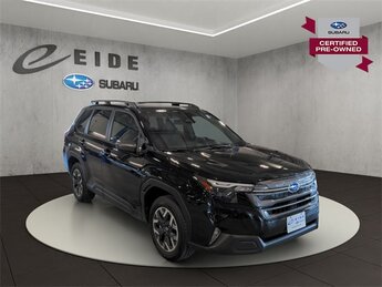 2025 Crystal Black Silica Subaru Forester Premium Automatic (CVT) SUV 4 Door 2.5L 4-Cylinder DOHC 16V Engine