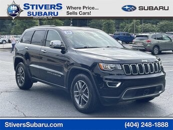 2020 Diamond Black Crystal Pearlcoat Jeep Grand Cherokee Limited 4 Door RWD 3.6L V6 24V VVT Engine Automatic SUV