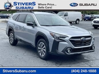 2025 Ice Silver Metallic Subaru Outback Premium 2.5L 4-Cylinder DOHC 16V Engine 4 Door Automatic (CVT) SUV AWD
