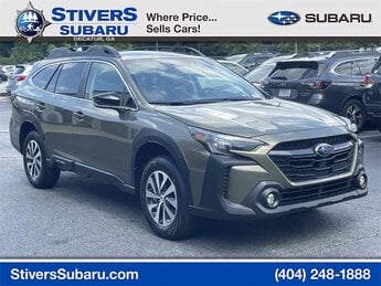 2025 Autumn Green Metallic Subaru Outback Premium 4 Door SUV 2.5L 4-Cylinder DOHC 16V Engine Automatic (CVT) AWD