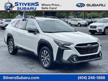 2023 Crystal White Pearl Subaru Outback Premium 2.5L 4-Cylinder DOHC 16V Engine SUV AWD Automatic (CVT)