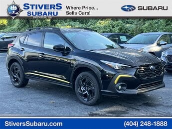 2025 Crystal Black Silica Subaru Crosstrek Sport AWD 4 Door SUV 2.5L 4-Cylinder DOHC 16V Engine