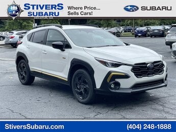 2025 Crystal White Pearl Subaru Crosstrek Sport SUV 2.5L 4-Cylinder DOHC 16V Engine AWD 4 Door Automatic (CVT)