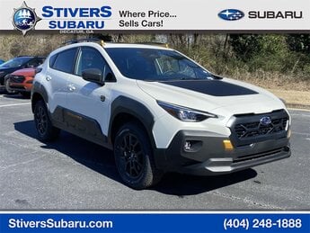 2025 Crystal White Pearl Subaru Crosstrek Wilderness SUV AWD 2.5L 4-Cylinder DOHC 16V Engine 4 Door