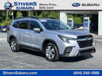 2025 Ice Silver Metallic Subaru Ascent Premium 2.4L 4-Cylinder DOHC 16V Engine 4 Door Automatic (CVT) SUV