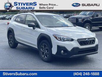 2023 Crystal White Pearl Subaru Crosstrek Sport AWD SUV 2.5L 4-Cylinder DOHC 16V Engine 4 Door