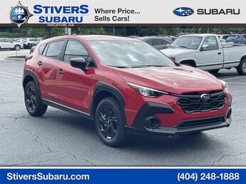 2025 Pure Red Subaru Crosstrek Base SUV AWD 2.0L 4-Cylinder DOHC 16V Engine