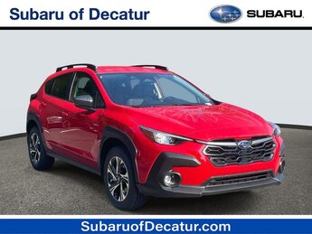 2025 Pure Red Subaru Crosstrek Premium AWD 2.5L 4-Cylinder DOHC 16V Engine Automatic (CVT)