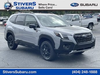 2025 Ice Silver Metallic Subaru Forester Wilderness Automatic (CVT) SUV AWD 2.5L 4-Cylinder DOHC 16V Engine