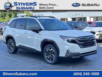 2025 Crystal White Pearl Subaru Forester Hybrid Limited Hybrid 2.5L 4-Cylinder DOHC 16V Engine AWD Automatic (CVT) 4 Door