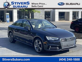 2017 Brilliant Black Audi A4 Premium Plus Car 4 Door 2.0L I4 TFSI DOHC Engine