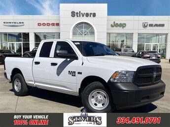 2024 Bright White Clearcoat Ram 1500 Classic Tradesman HEMI 5.7L V8 Multi Displacement VVT Engine 4 Door 4X4 Truck Automatic