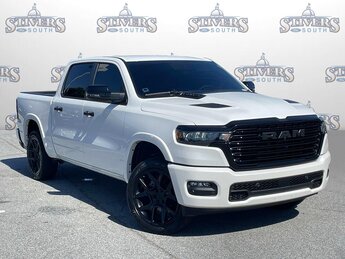 2025 Ivory White Tri-Coat Pearlcoat Ram 1500 Laramie Automatic Truck 4 Door