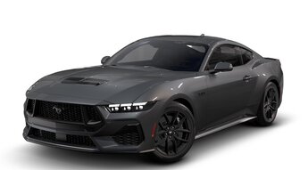 2025 Carbonized Gray Metallic Ford Mustang GT 5.0L V8 Ti-VCT Engine RWD Coupe Automatic 2 Door