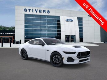 2025 Oxford White Ford Mustang GT Coupe Manual 2 Door 5.0L V8 Ti-VCT Engine RWD