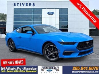 2025 Grabber Blue Metallic Ford Mustang EcoBoost 2 Door RWD Automatic EcoBoost 2.3L I4 GTDi DOHC Turbocharged VCT Engine