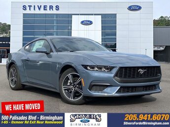 2025 Vapor Blue Metallic Ford Mustang EcoBoost Automatic Coupe RWD 2 Door EcoBoost 2.3L I4 GTDi DOHC Turbocharged VCT Engine