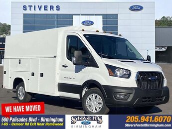 2024 Oxford White Ford Transit Cargo Van Base V6 Engine Automatic Specialty Vehicle Cutaway 2 Door