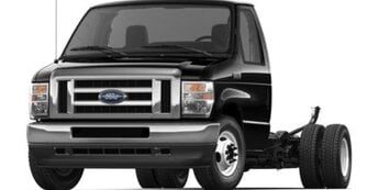 2025 Oxford White Ford E-350SD Base Automatic Specialty Vehicle Cutaway 7.3L V8 Engine