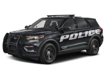 2025 Agate Black Ford Utility Police Interceptor Base SUV Automatic AWD